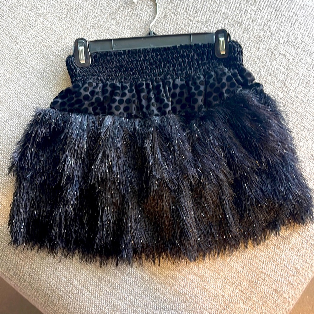 Black Feathered Mini